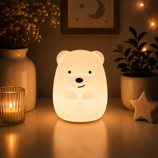LED Kinder Nachtlicht - Eisbär