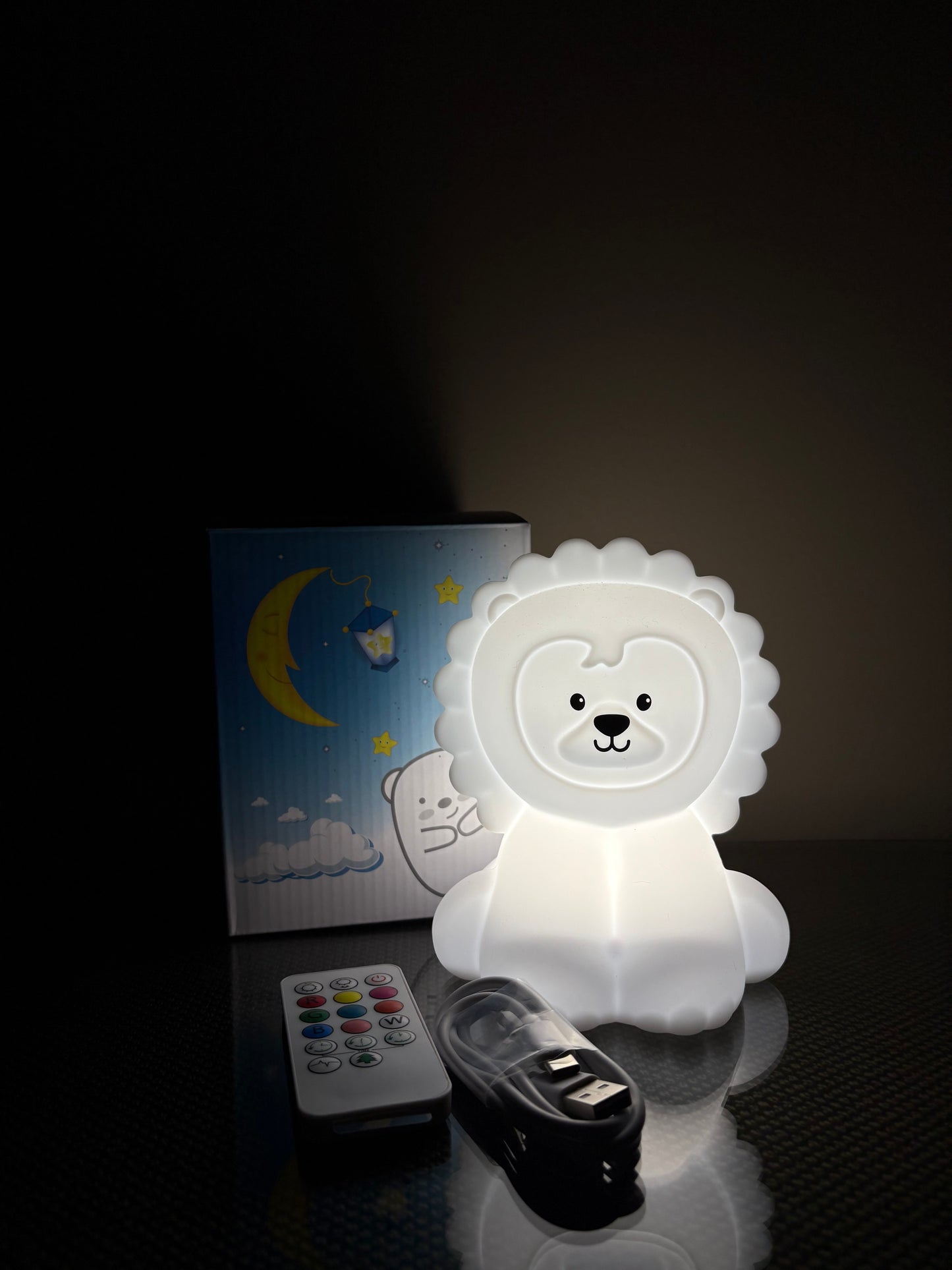 LED Kinder Nachtlicht - Löwe