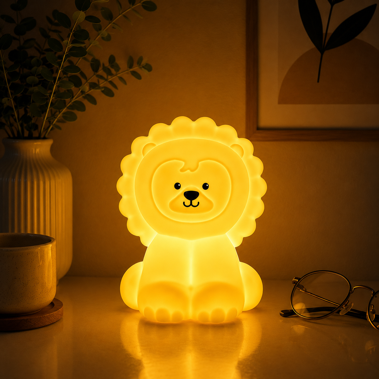 LED Kinder Nachtlicht - Löwe