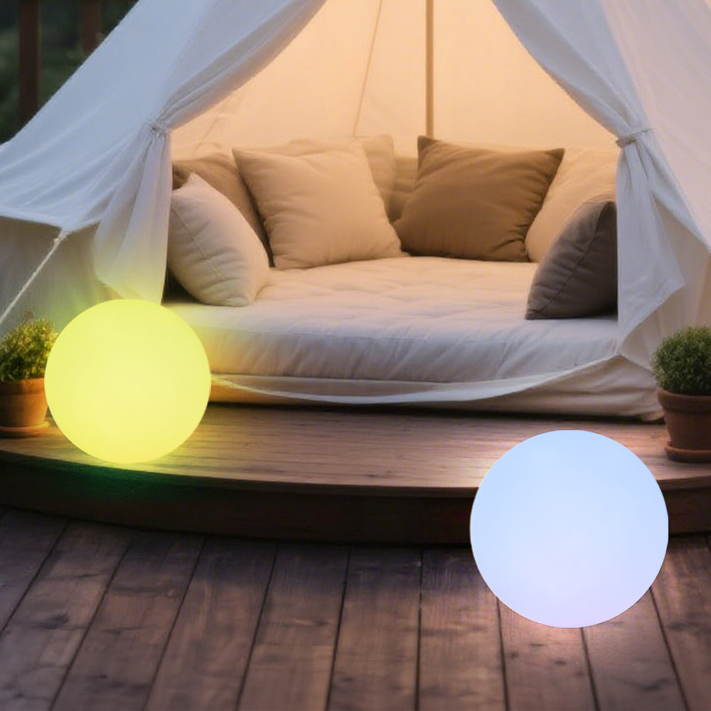 Solarbetriebene LED-Dekokugel