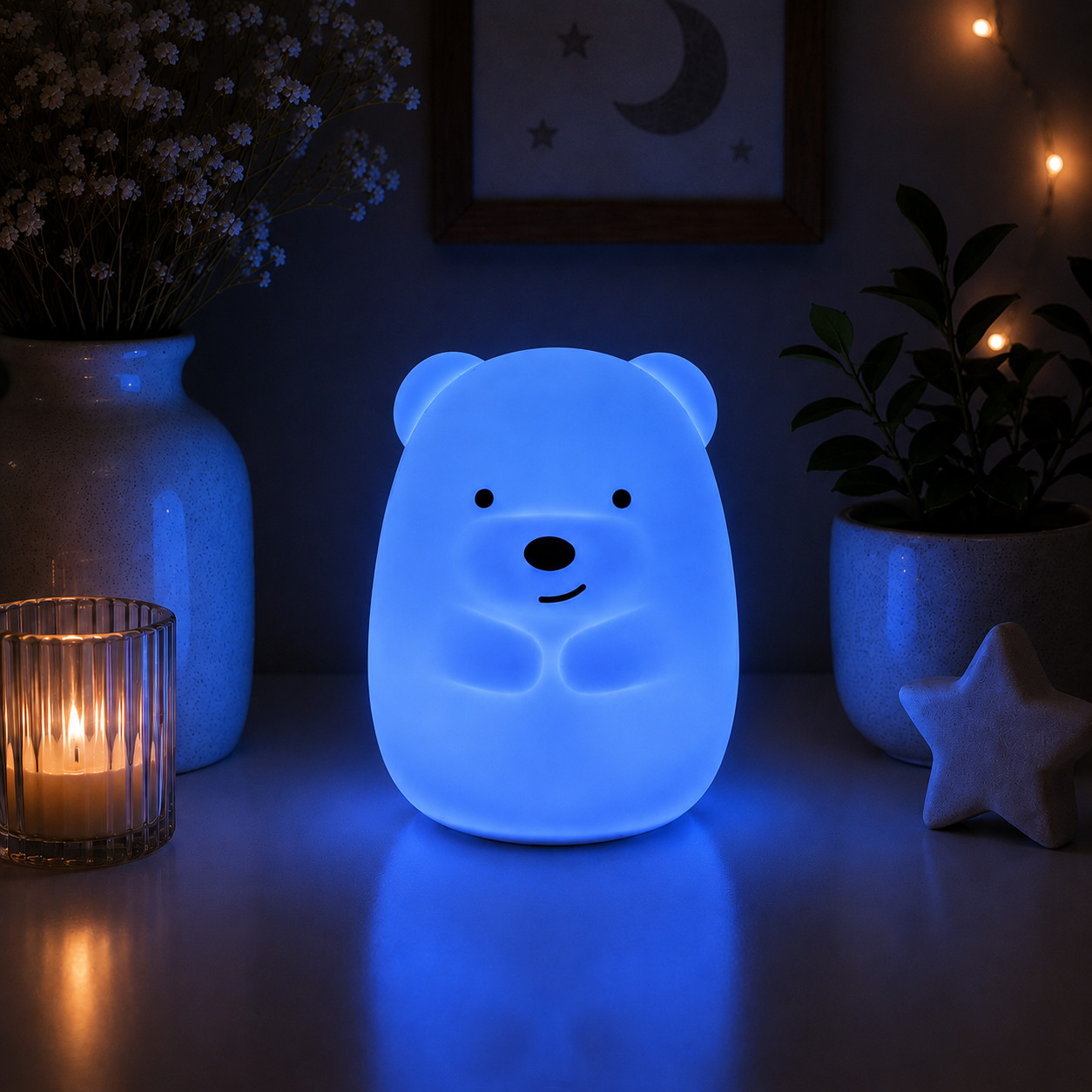 LED Kinder Nachtlicht - Eisbär