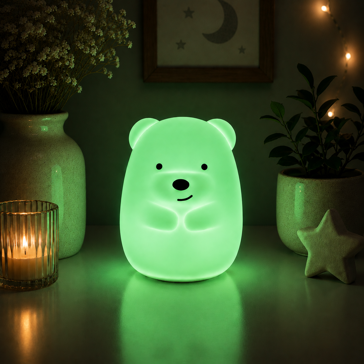 LED Kinder Nachtlicht - Eisbär