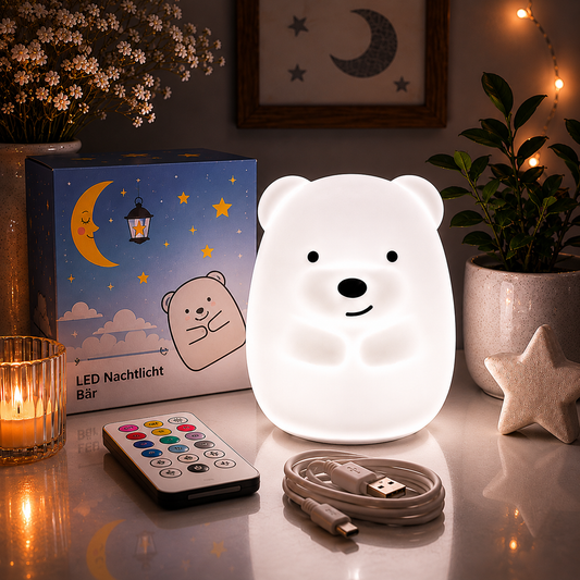 LED Kinder Nachtlicht - Eisbär