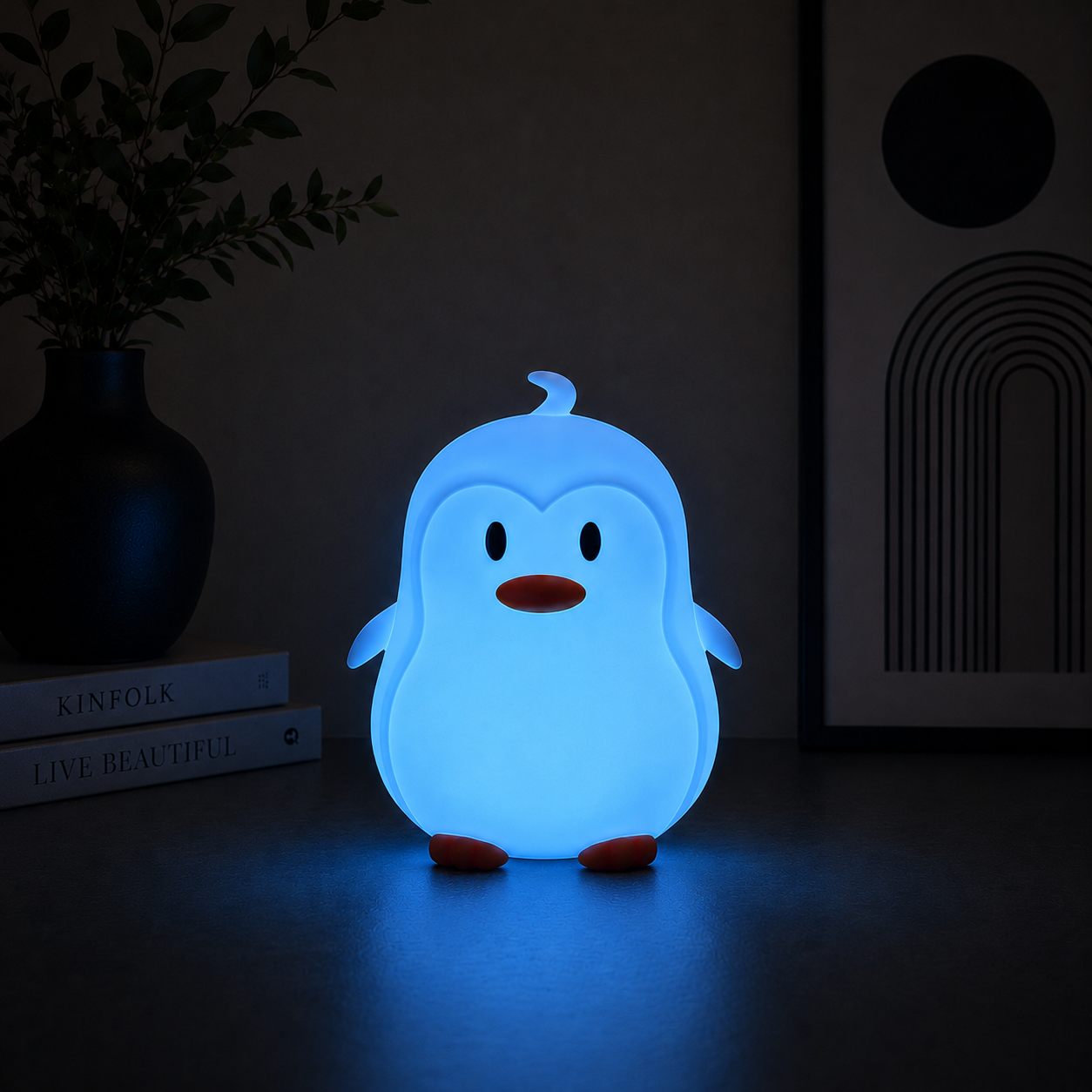 LED Kinder Nachtlicht - Pinguin