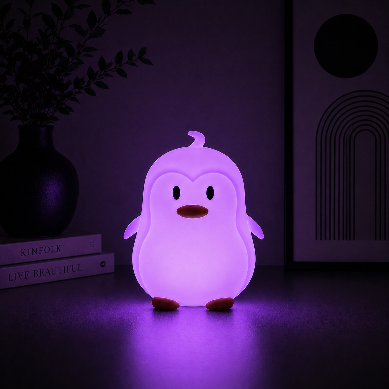 LED Kinder Nachtlicht - Pinguin