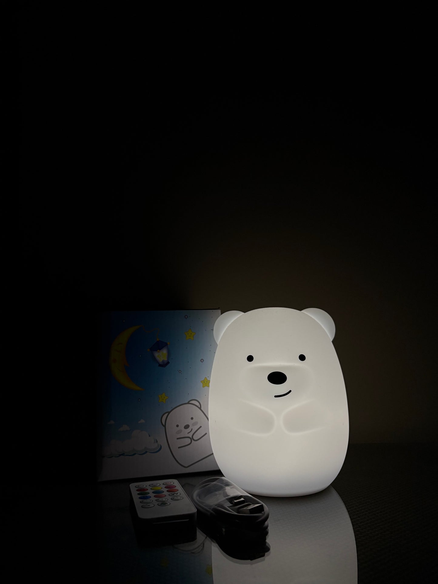 LED Kinder Nachtlicht - Eisbär