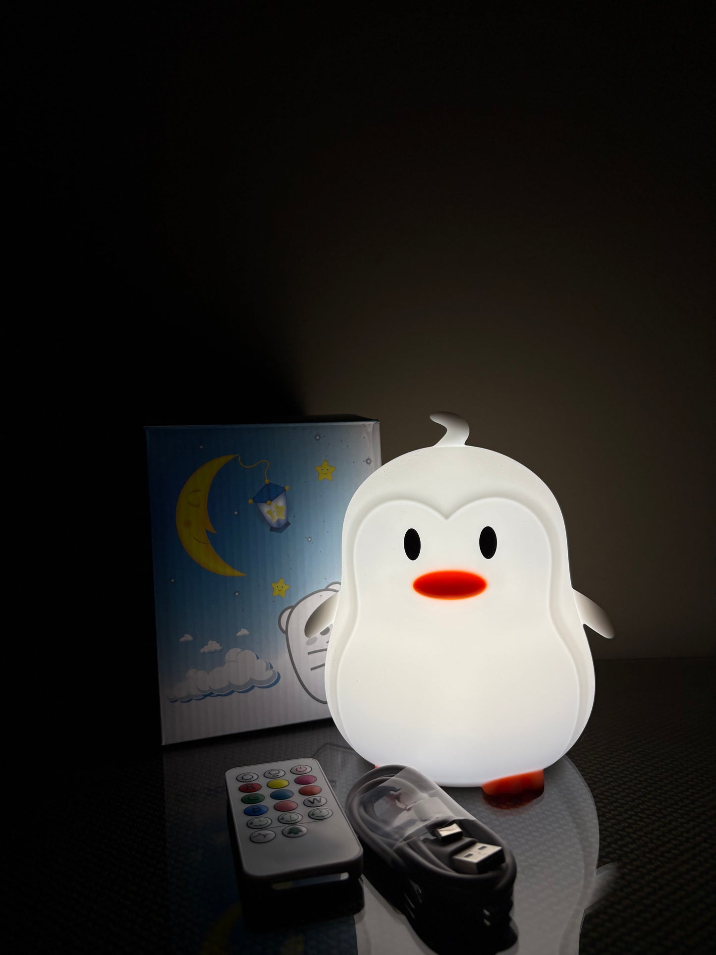 LED Kinder Nachtlicht - Pinguin